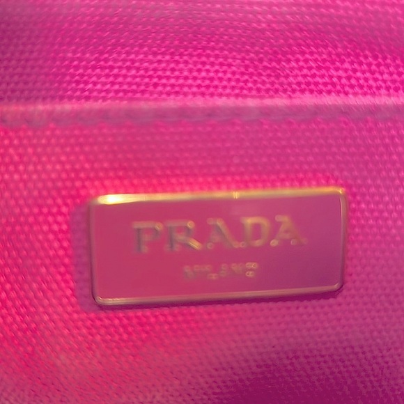 Pink Prada Canapa with authenticity card - Picture 8 of 11